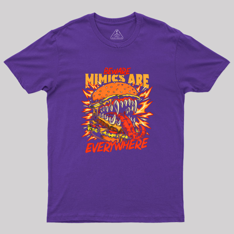 Burger Mimic RPG Geek T-Shirt