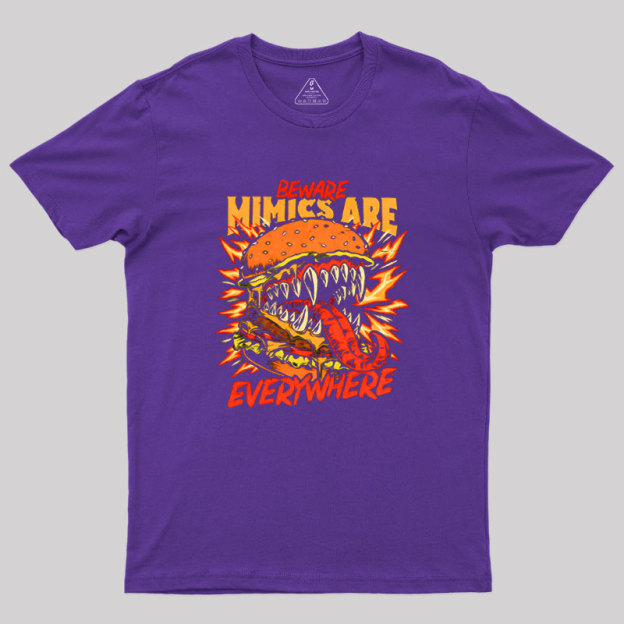Burger Mimic RPG Geek T-Shirt
