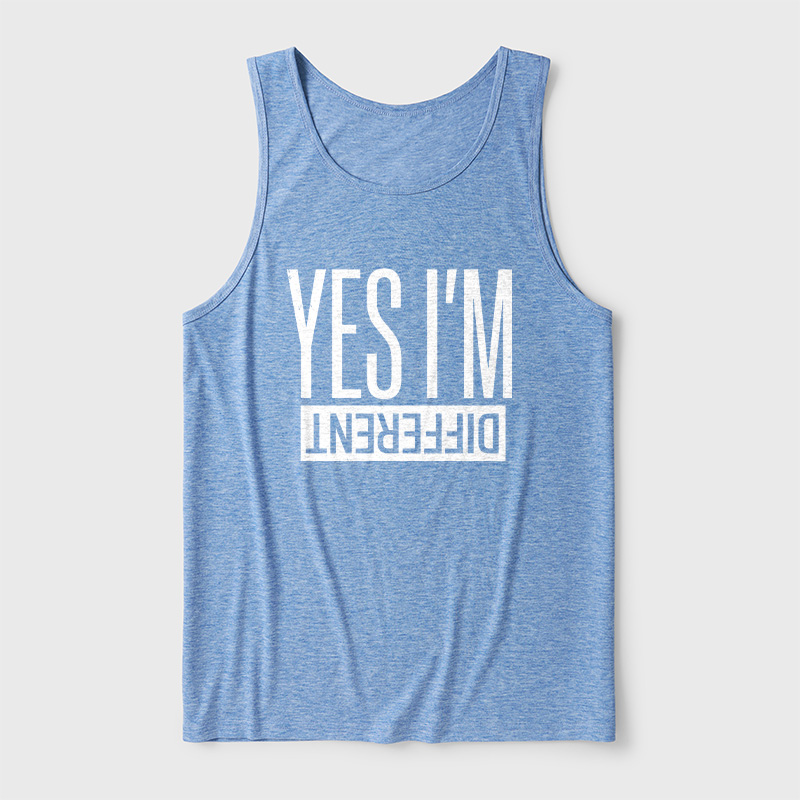 Yes I'm Different Ultra Soft Heather Tank