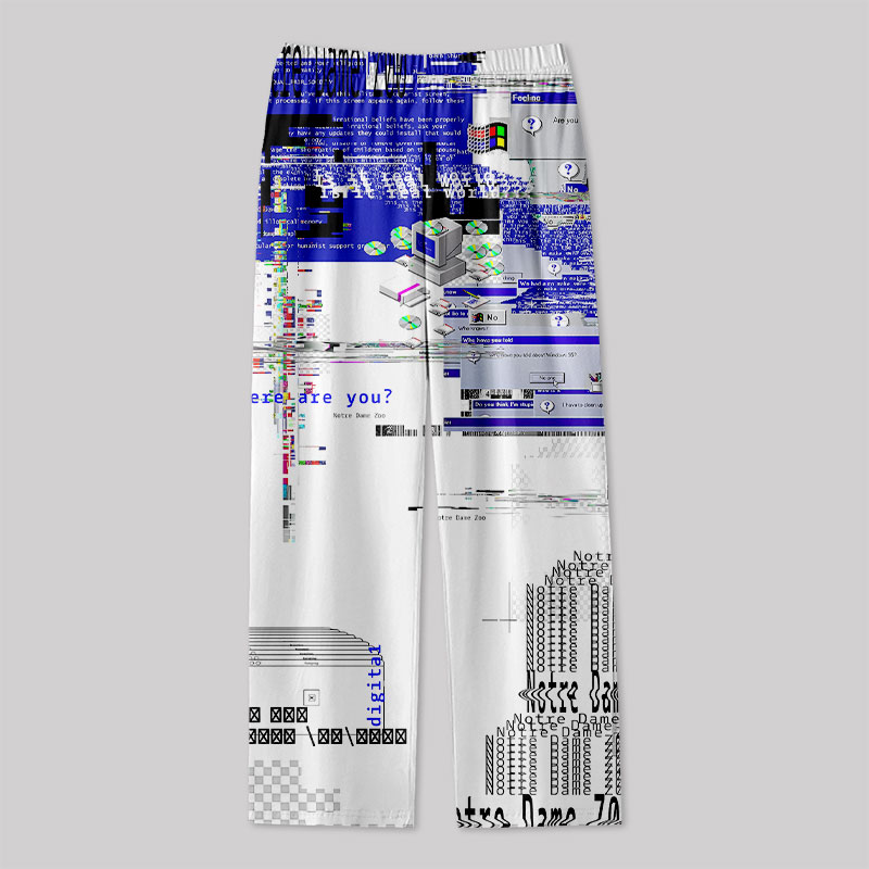Windows Failure Geek Loungewear Pants