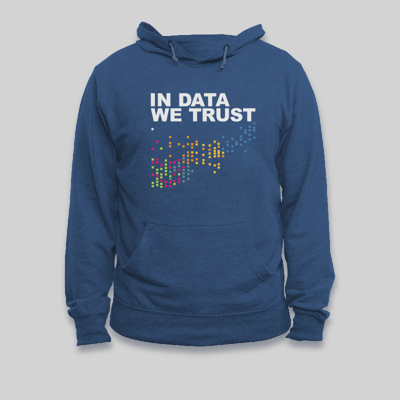 In Big Data We Trust Geek Hoodie