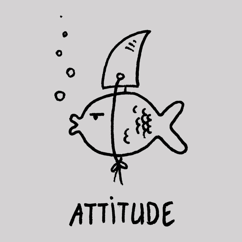 Fish Attitude Geek T-Shirt