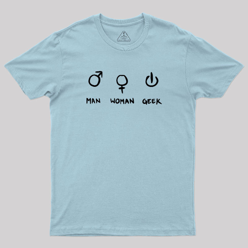 Man Woman Geek T-Shirt