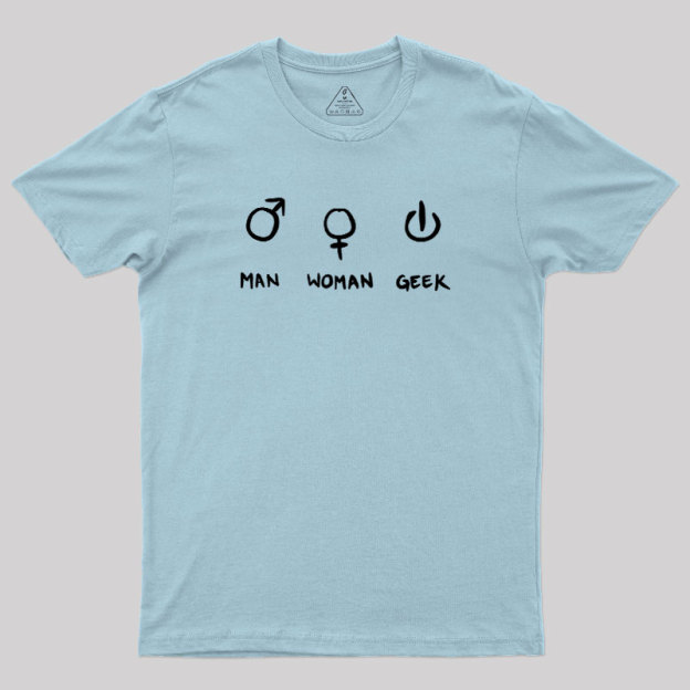Man Woman Geek T-Shirt