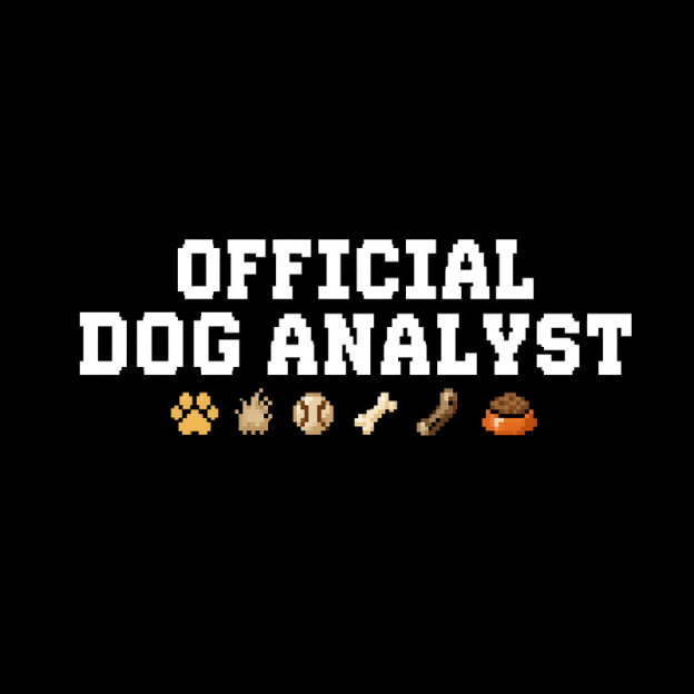 Official Dog Analyst Geek T-Shirt