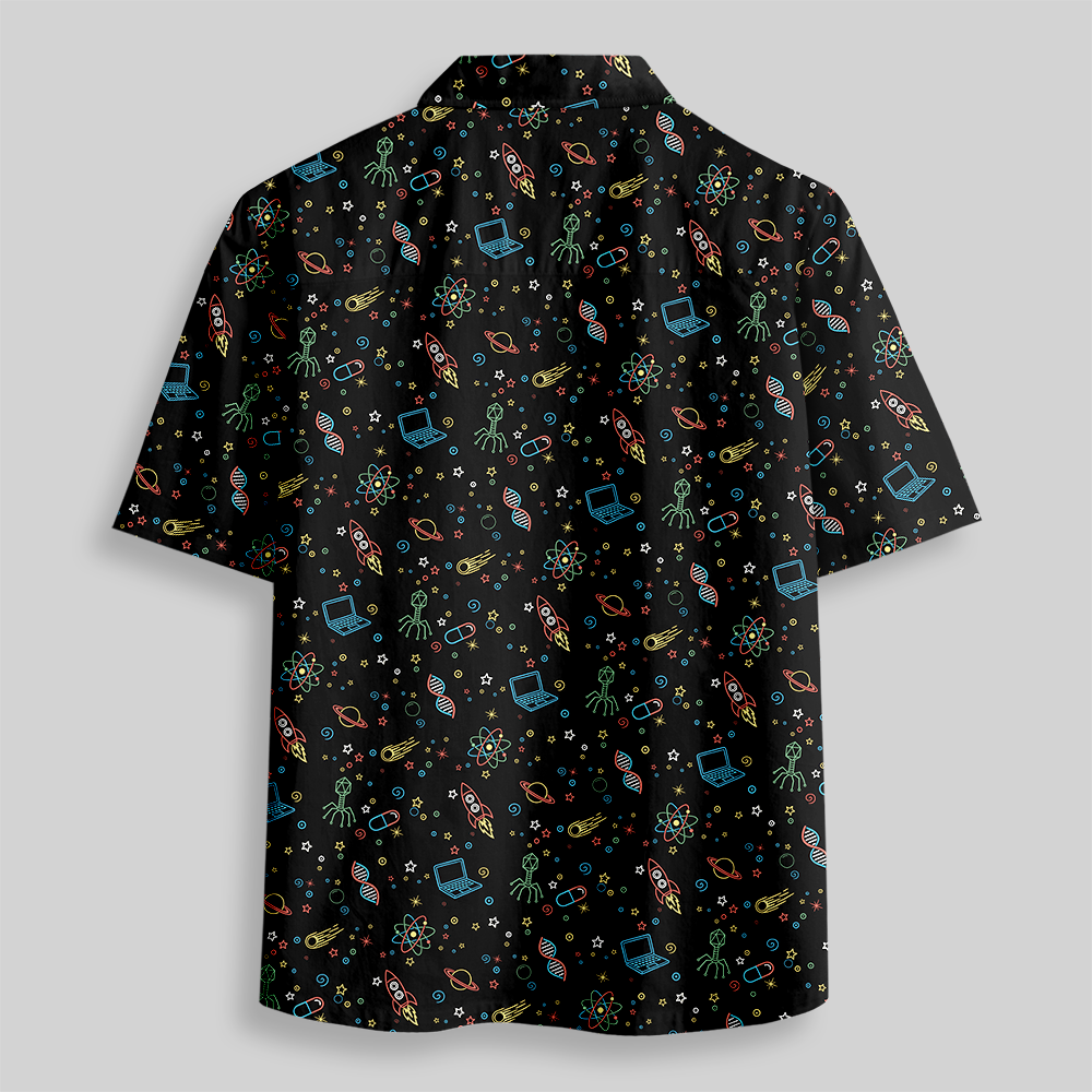 Neon STEM Explorer Series Button Up Pocket Shirt