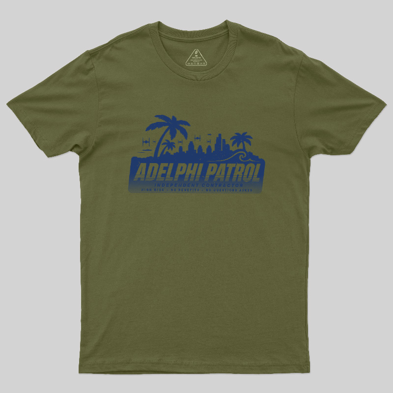 High Risk No Benefits Sci-Fi Contractor Geek T-Shirt