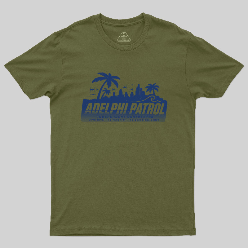 High Risk No Benefits Sci-Fi Contractor Geek T-Shirt