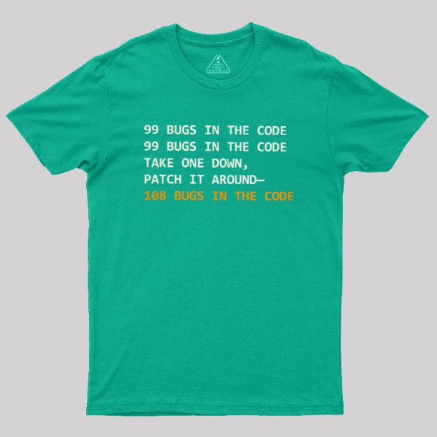 99 Bugs In The Code Geek T-Shirt