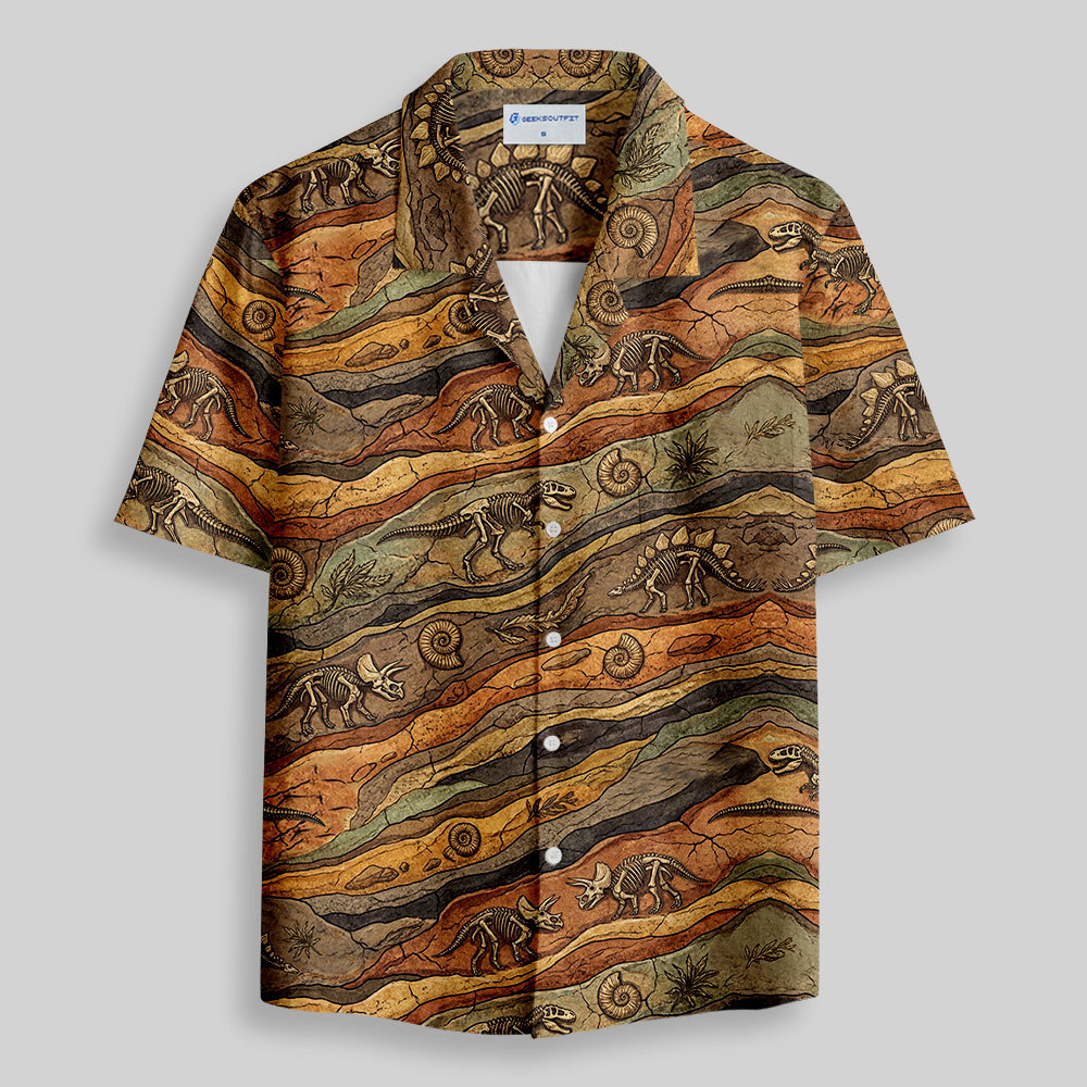 Rock Fossil Button Up Pocket Shirt