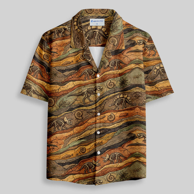 Rock Fossil Button Up Pocket Shirt