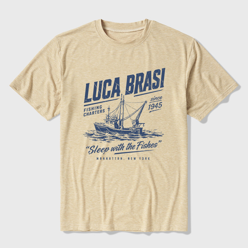 Luca Brasi Fishing Charters Ultra Soft Heather Tee