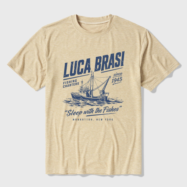 Luca Brasi Fishing Charters Ultra Soft Heather Tee