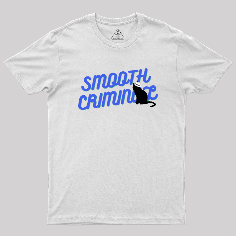 Smooth Criminal Cat Geek T-Shirt