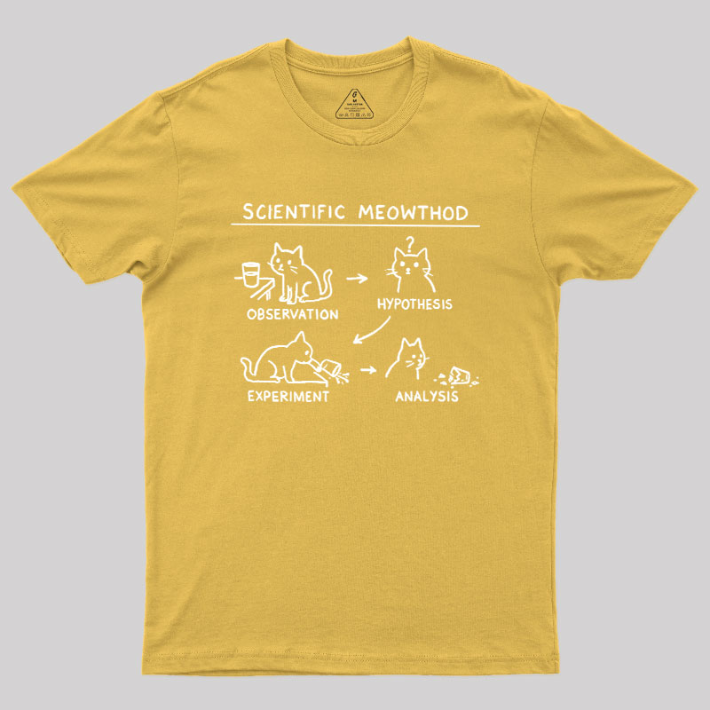 Scientific Meowthod Geek T-Shirt
