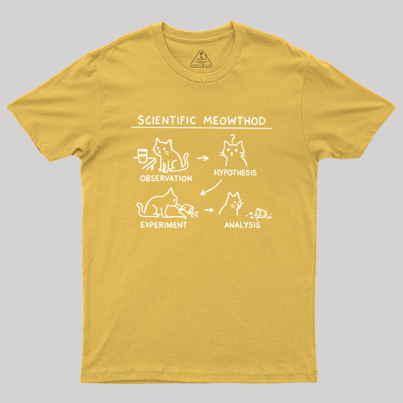 Scientific Meowthod Geek T-Shirt