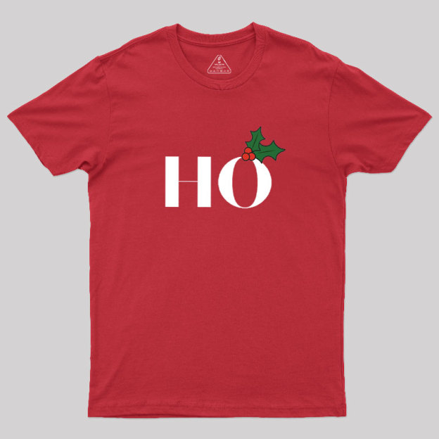 Christmas Ho Holly Classic Geek T-Shirt