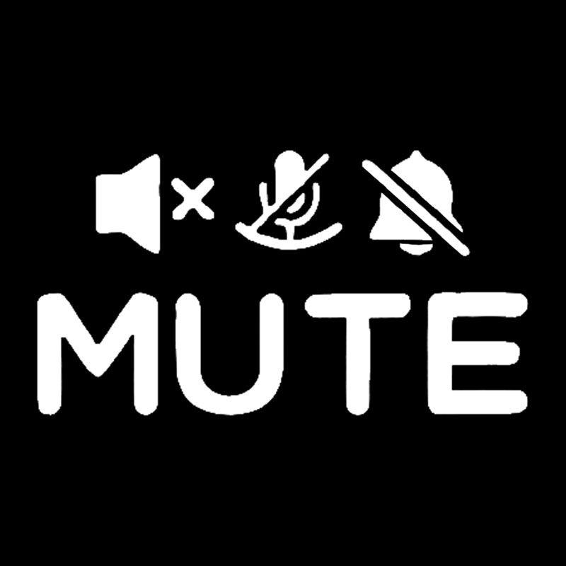 Mute Humour Geek T-Shirt