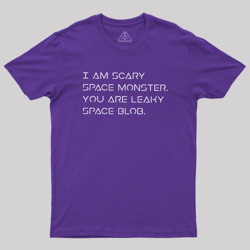 Scary Space Monster Geek T-Shirt
