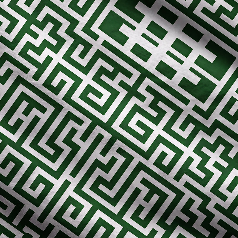 Dark Green Labyrinth Line Art Geek Ugly Cardigan Sweaters