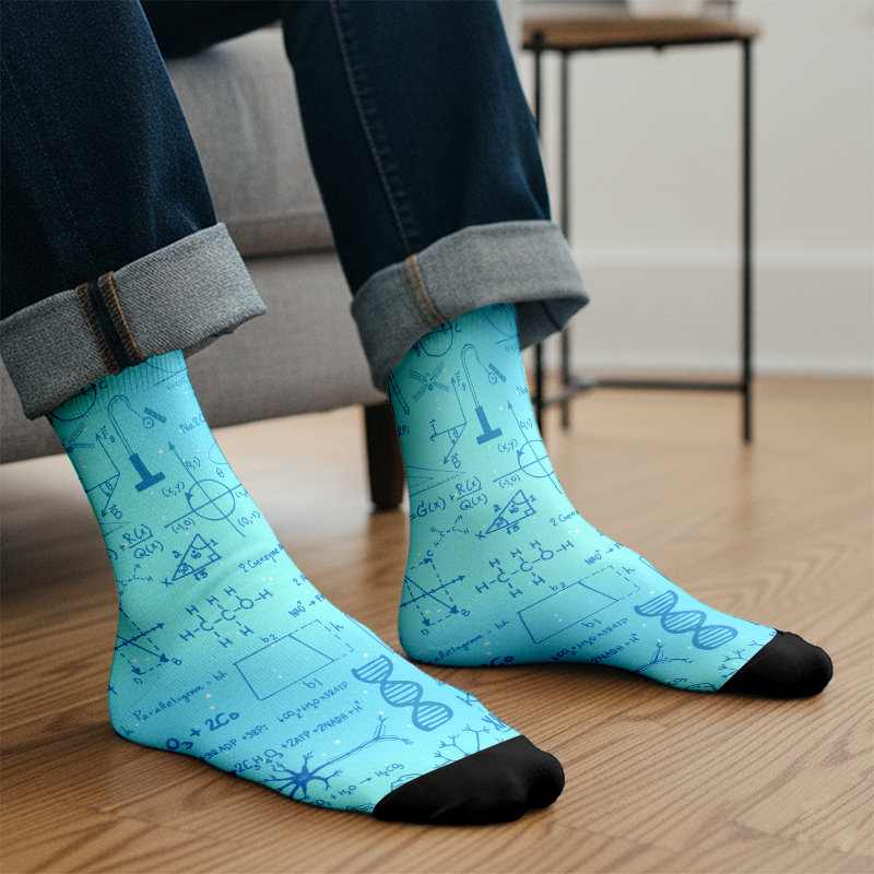 The Weird Science of Life Men's Socks