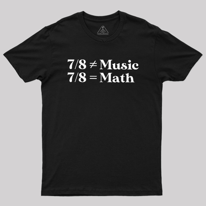 Music and Math Geek T-Shirt