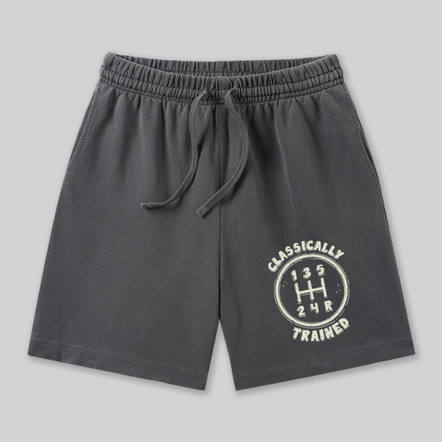 Classically Trained Geeky Washed Shorts