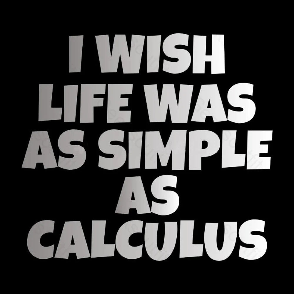 Calculus: Simple As Calculus Nerd T-Shirt