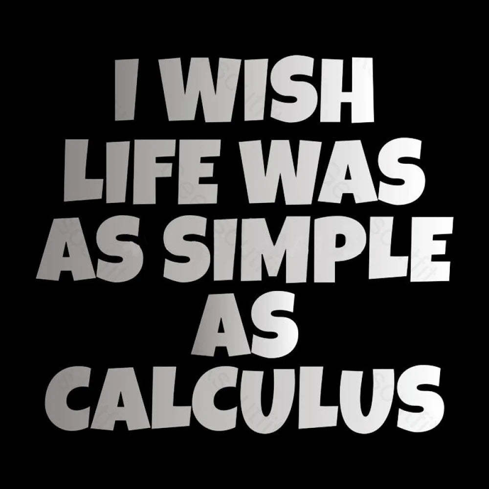 Calculus: Simple As Calculus Nerd T-Shirt
