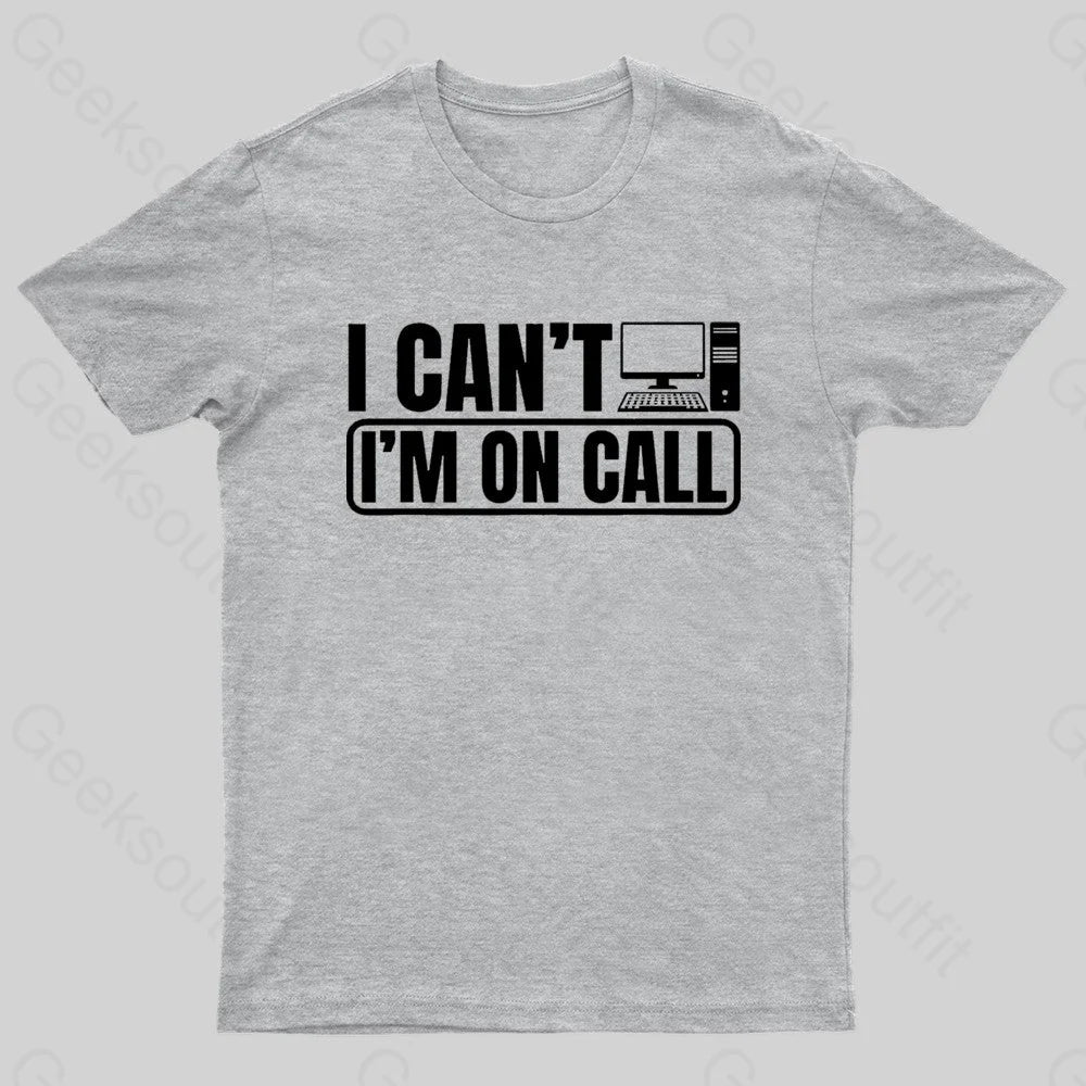 Call Center Operator Geek T-Shirt Grey / S