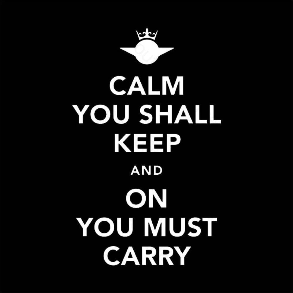 Calm You Must Keep Nerd T-Shirt