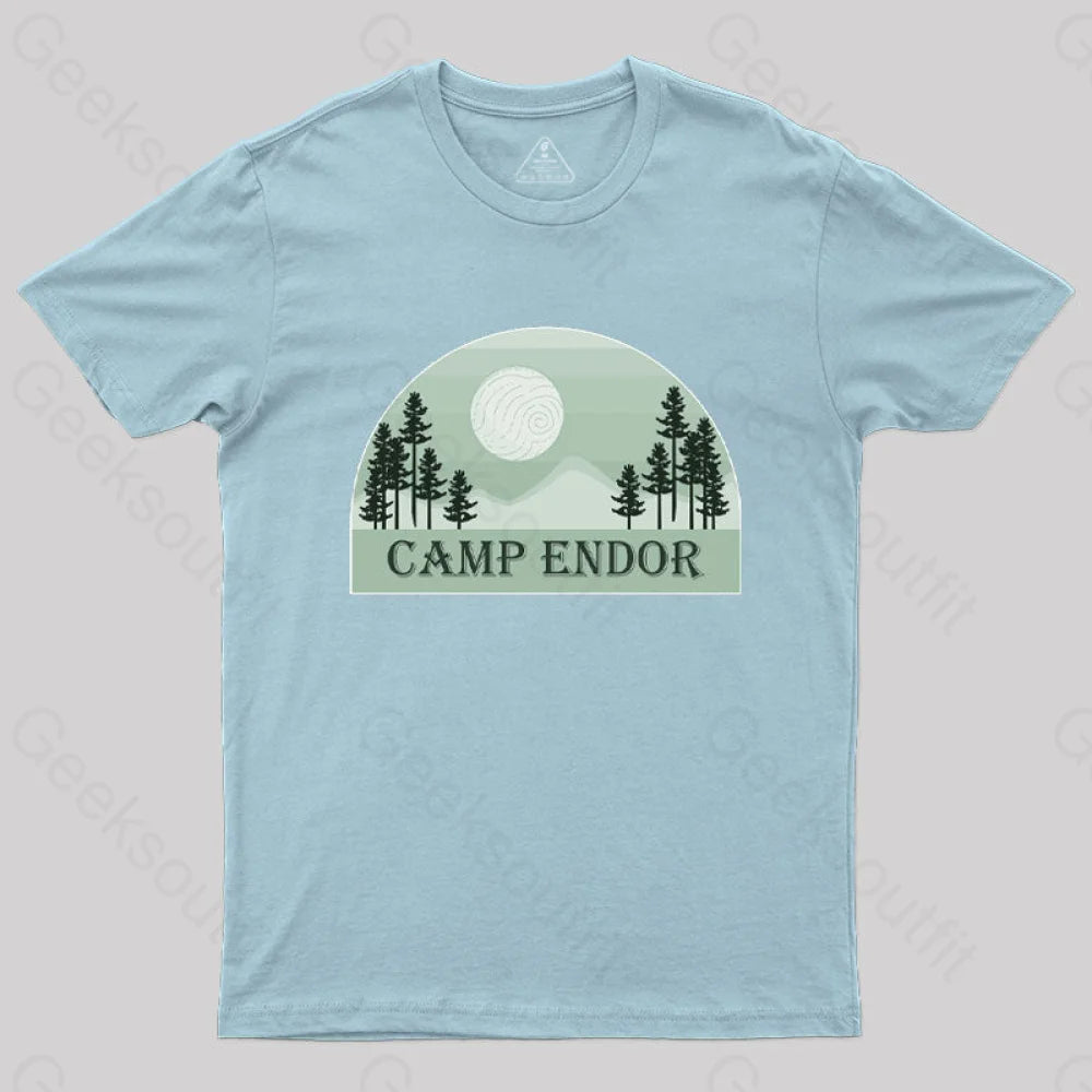 Camp Endor T-Shirt Light Blue / S