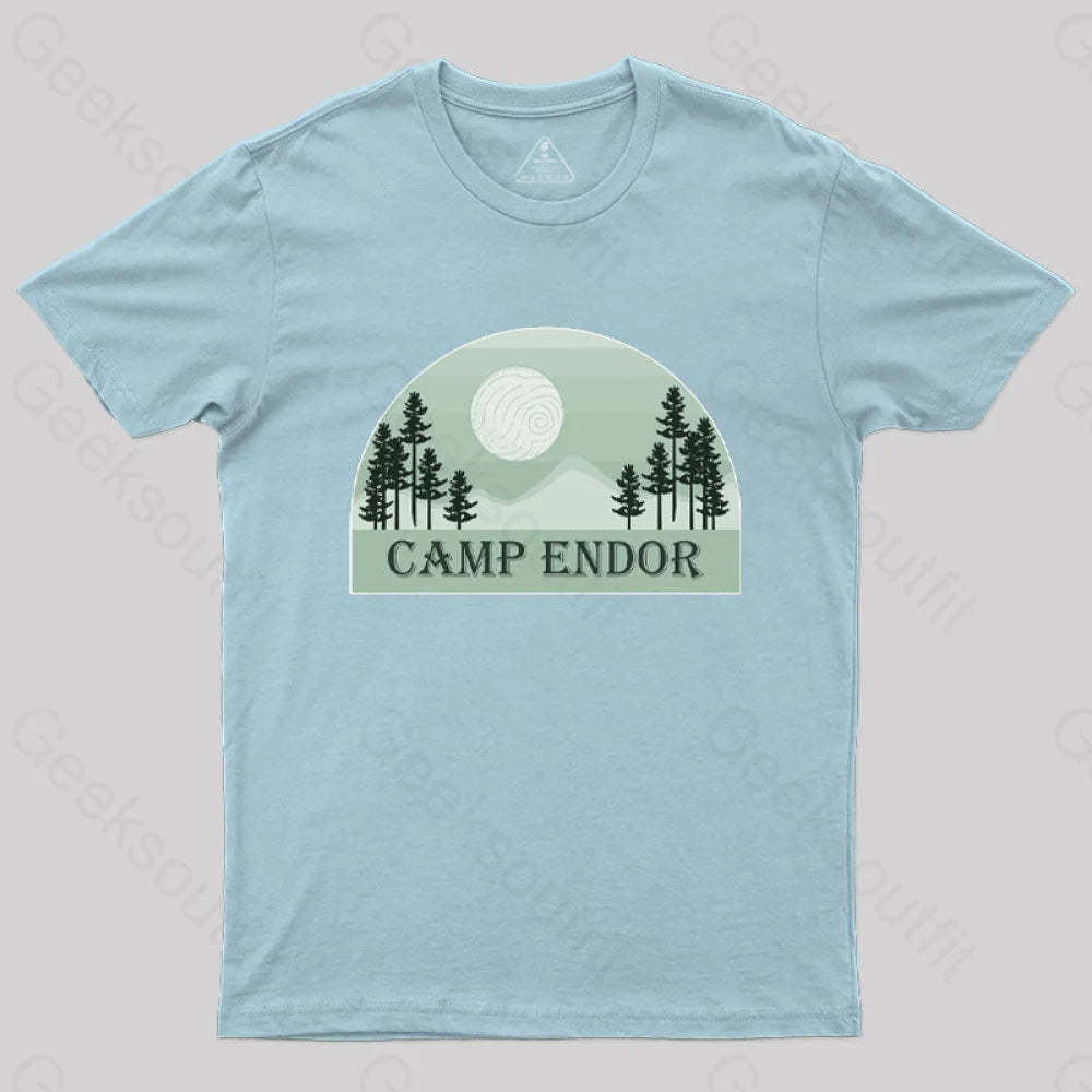 Camp Endor T-Shirt Light Blue / S