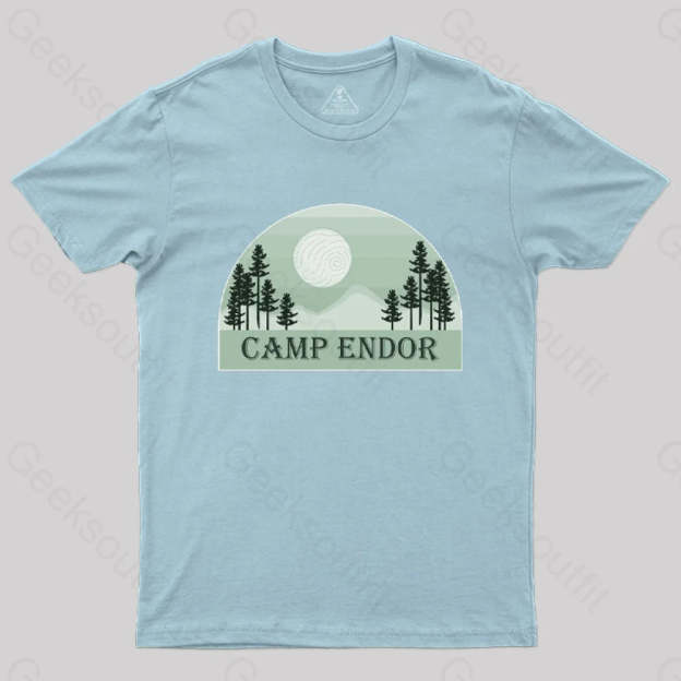 Camp Endor T-Shirt Light Blue / S