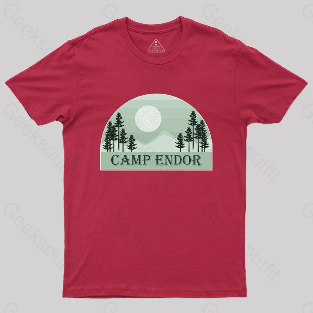 Camp Endor T-Shirt Red / S
