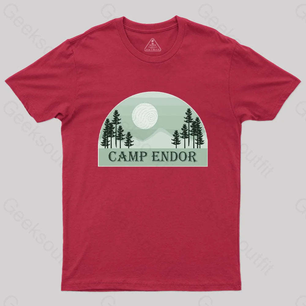Camp Endor T-Shirt Red / S