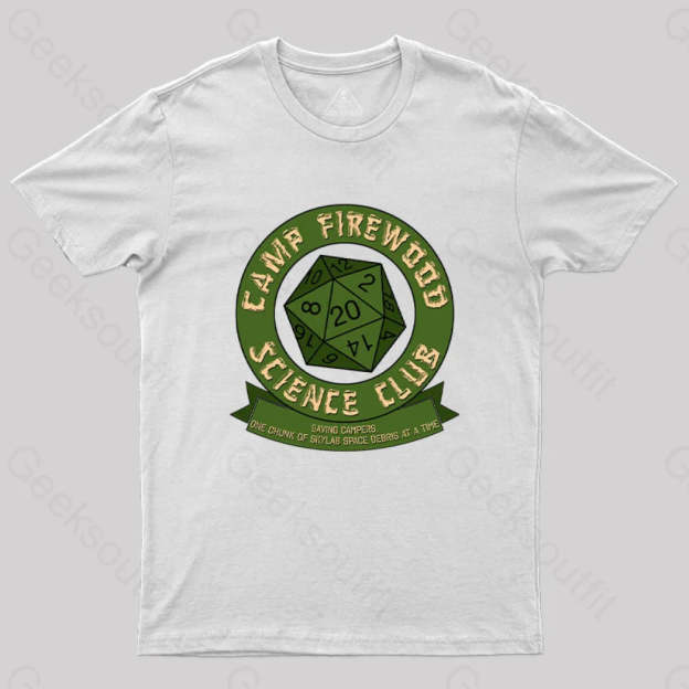 Camp Firewood Science Club T-Shirt White / S
