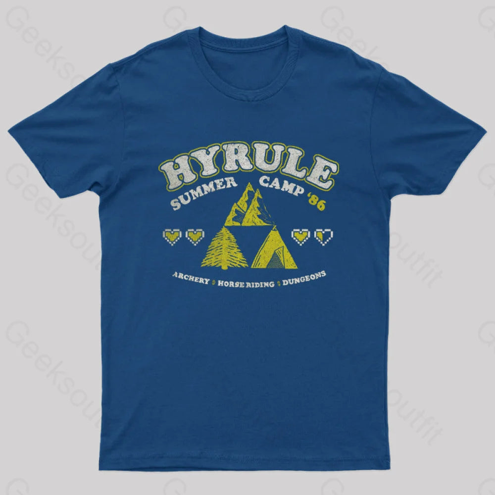 Camp Hyrule Geek T-Shirt Navy / S