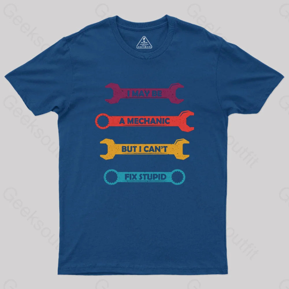 Can Not Fix Stupid T-Shirt Navy / S