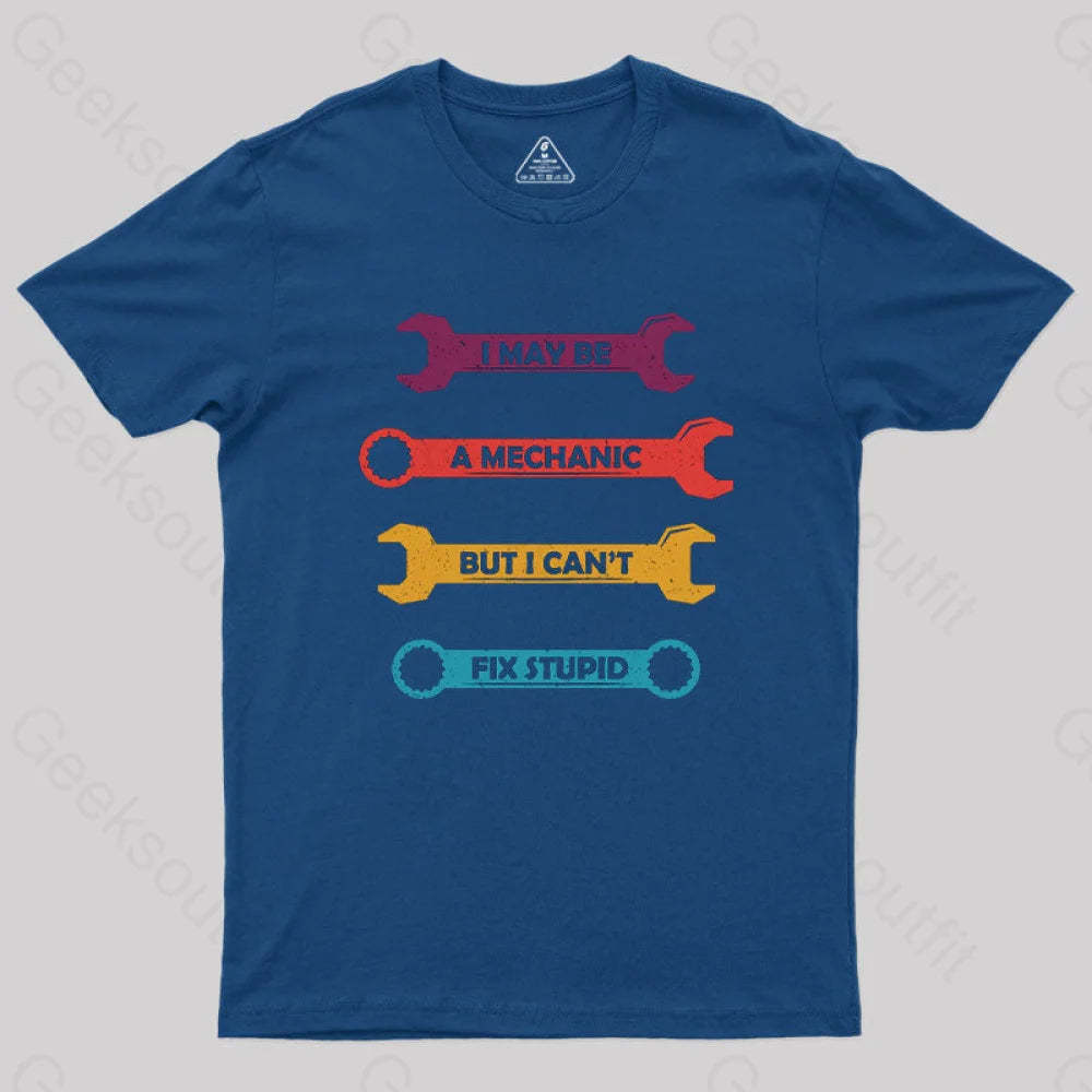 Can Not Fix Stupid T-Shirt Navy / S