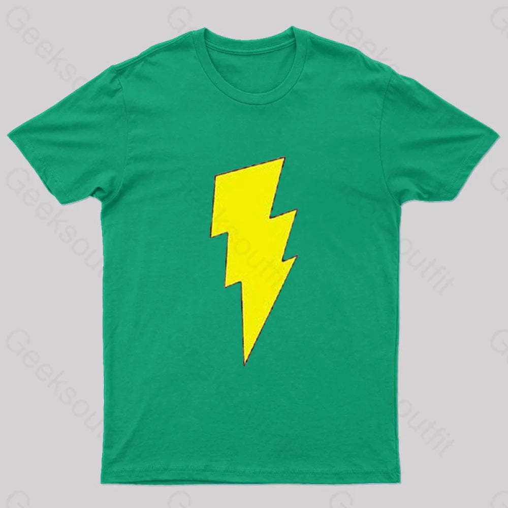 Captain Shazam! Symbol T-Shirt Green / S