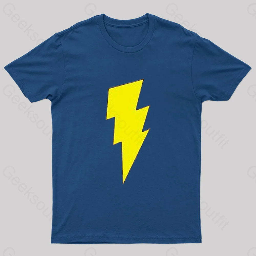 Captain Shazam! Symbol T-Shirt Navy / S