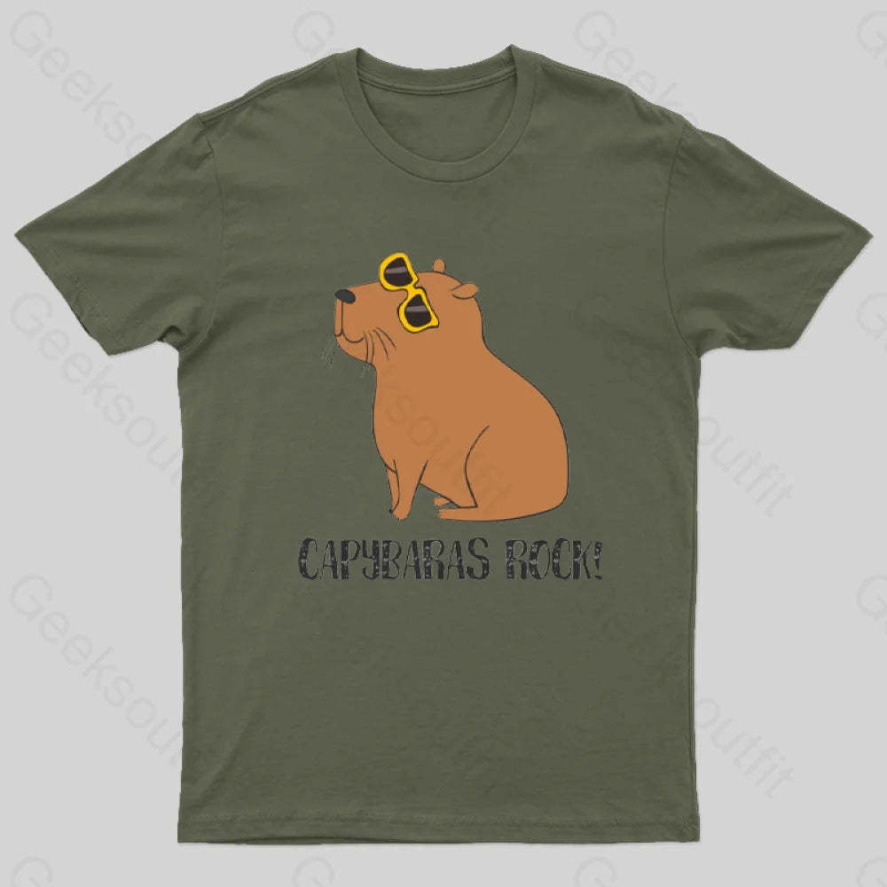 Capybaras Rock! T-Shirt