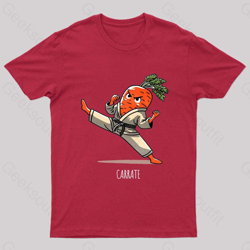 Carrate Nerd T-Shirt Red / S
