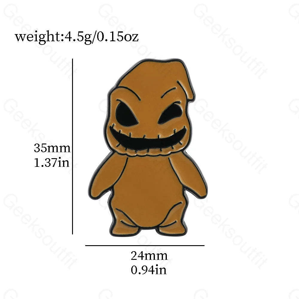 Cartoon Creative Halloween Pumpkin Pins Xz3011-10