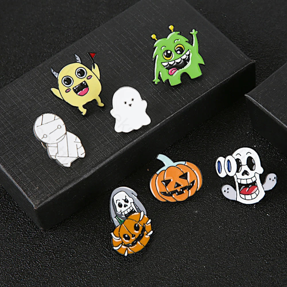Cartoon Halloween Alloy Pins