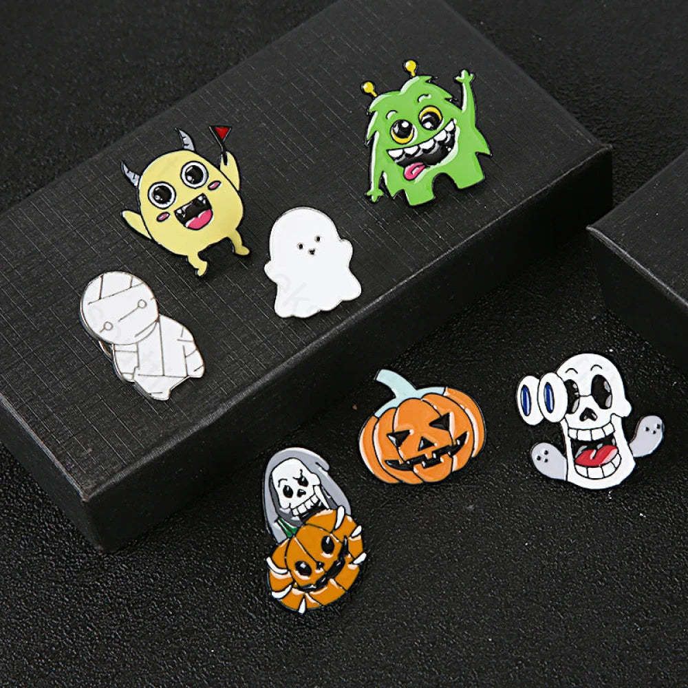 Cartoon Halloween Alloy Pins