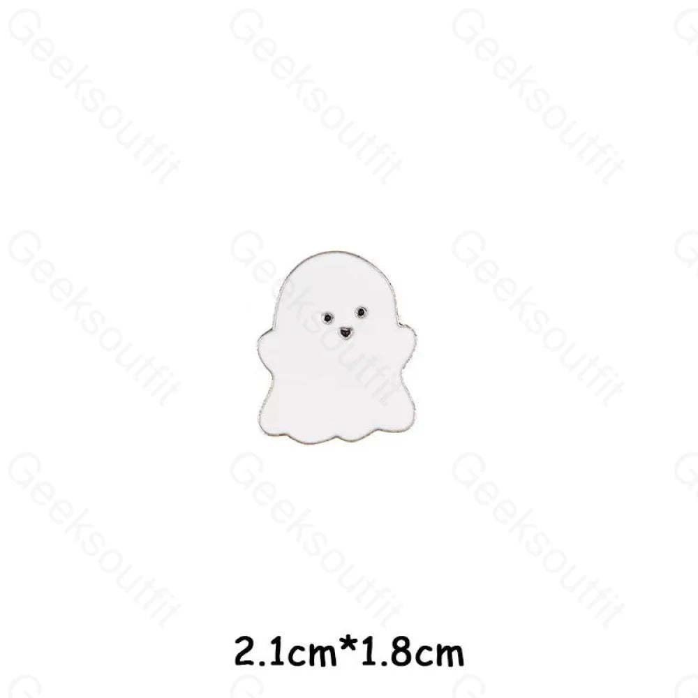 Cartoon Halloween Alloy Pins Ghost 939Hc