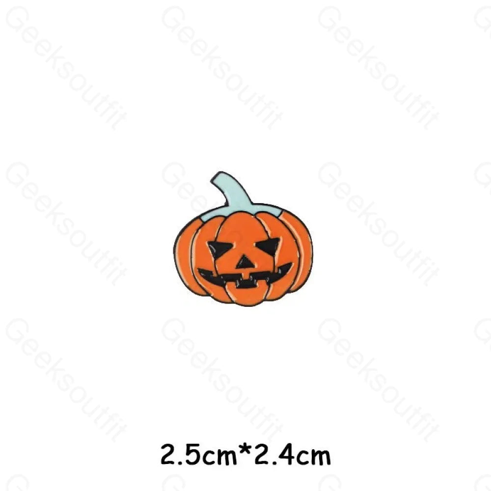 Cartoon Halloween Alloy Pins Pumpkin 923Hc