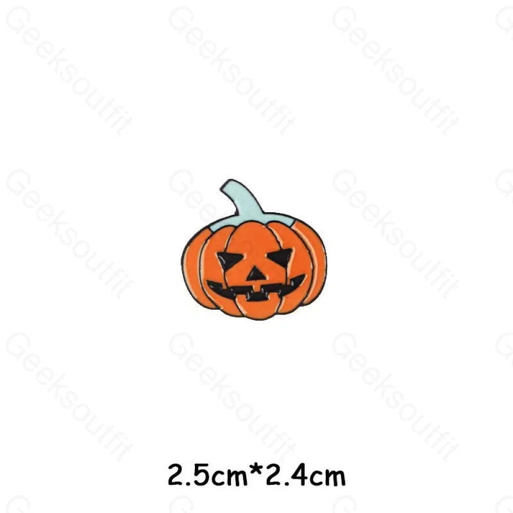 Cartoon Halloween Alloy Pins Pumpkin 923Hc